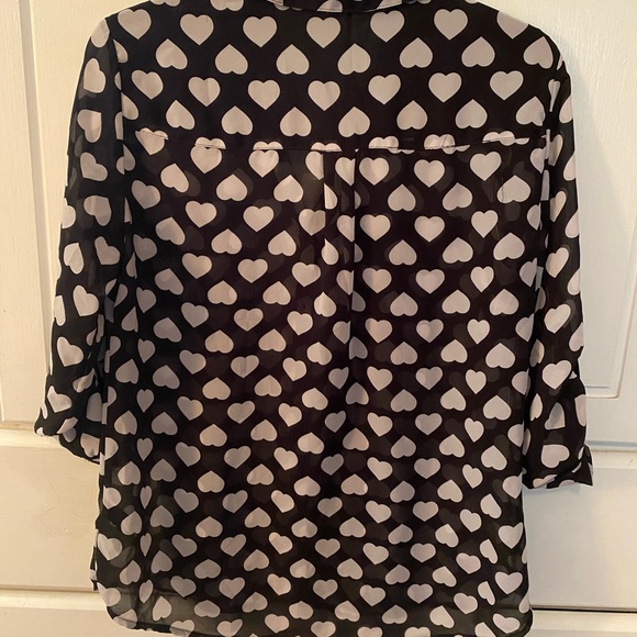 Express Portofino long sleeved blouse Ladies size small - Picture 2 of 10